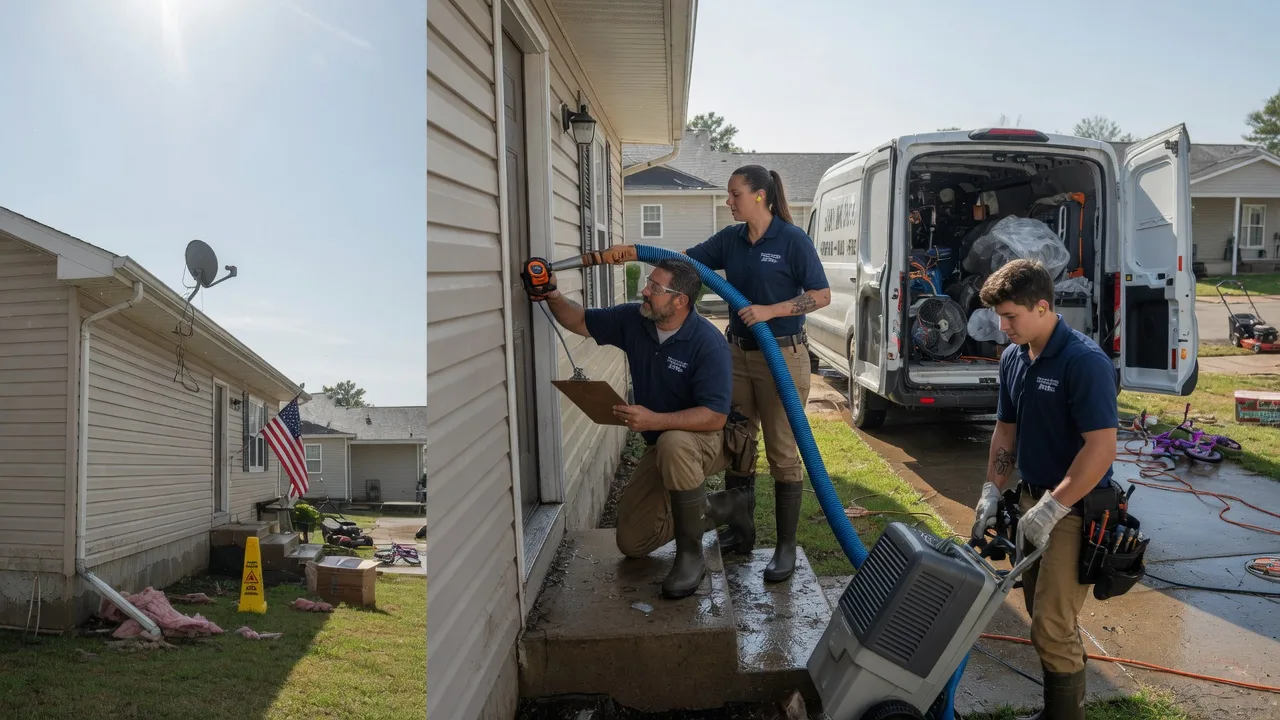 Ceiling Water Damage Restoration in Denison, IA near me